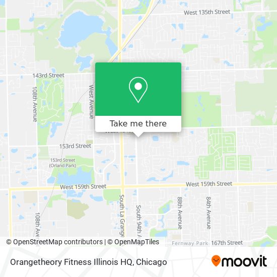 Orangetheory Fitness Illinois HQ map