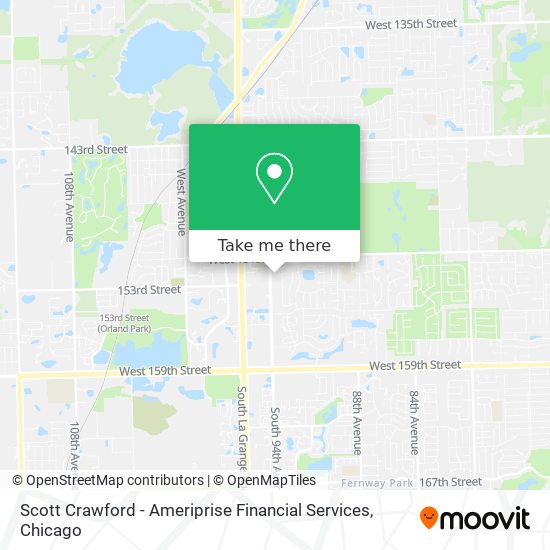 Mapa de Scott Crawford - Ameriprise Financial Services