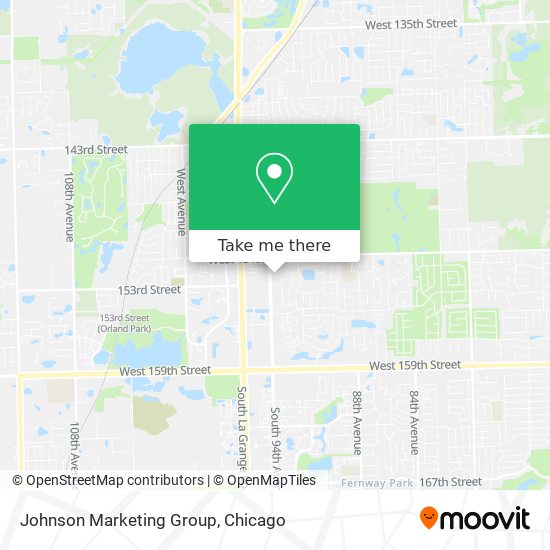 Johnson Marketing Group map