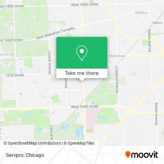 Servpro map