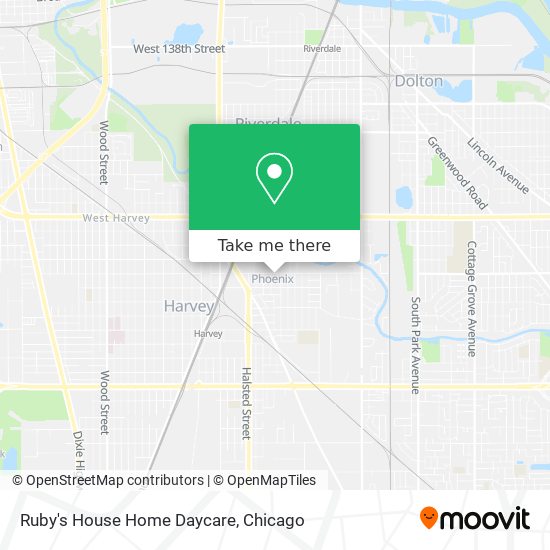 Ruby's House Home Daycare map