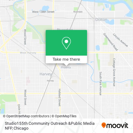 Studio155th Community Outreach &Public Media NFP map