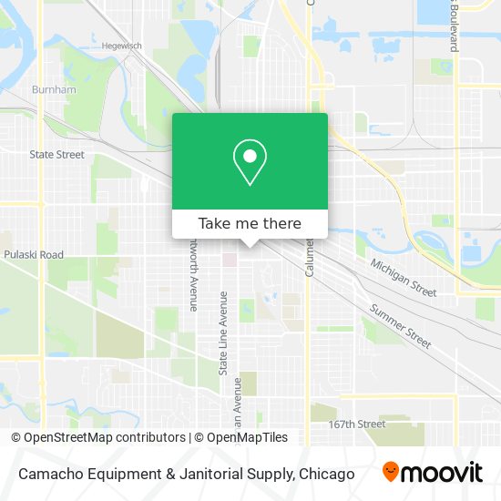 Mapa de Camacho Equipment & Janitorial Supply