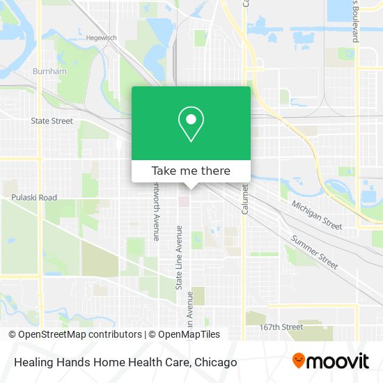 Healing Hands Home Health Care map