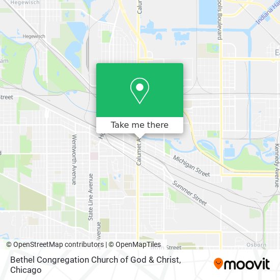 Mapa de Bethel Congregation Church of God & Christ