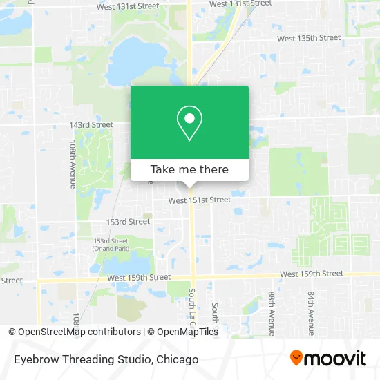 Eyebrow Threading Studio map