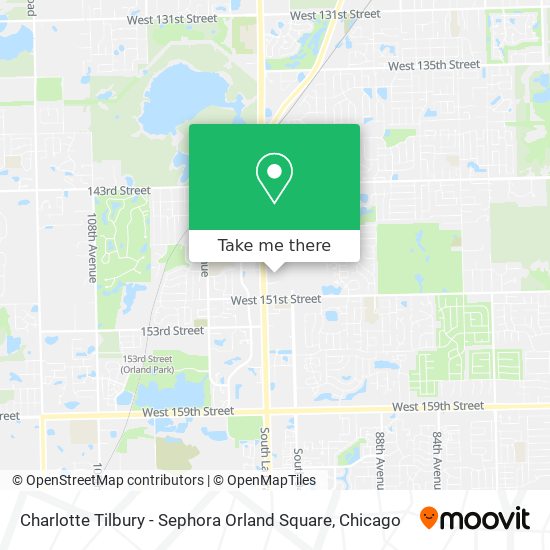 Charlotte Tilbury - Sephora Orland Square map