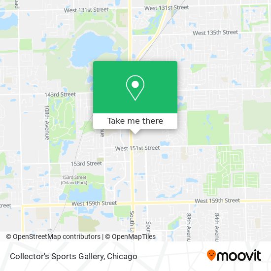 Collector's Sports Gallery map