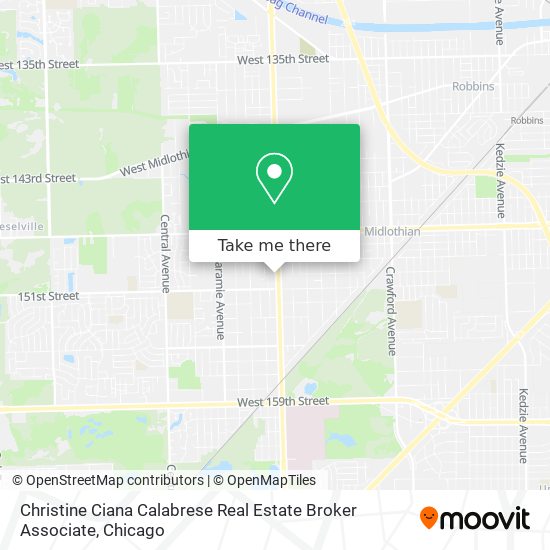 Mapa de Christine Ciana Calabrese Real Estate Broker Associate