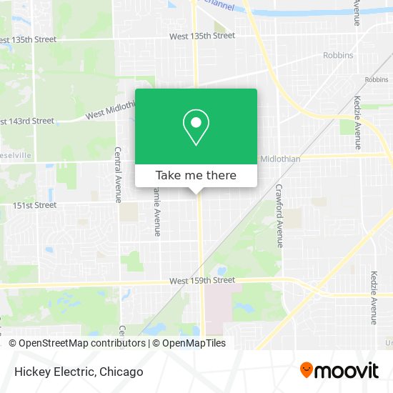 Hickey Electric map