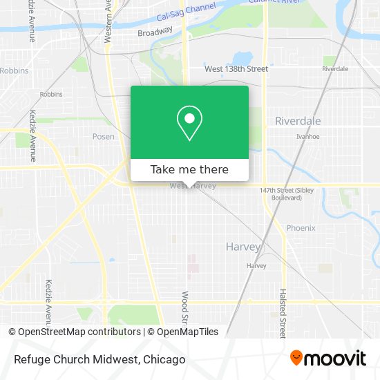 Refuge Church Midwest map