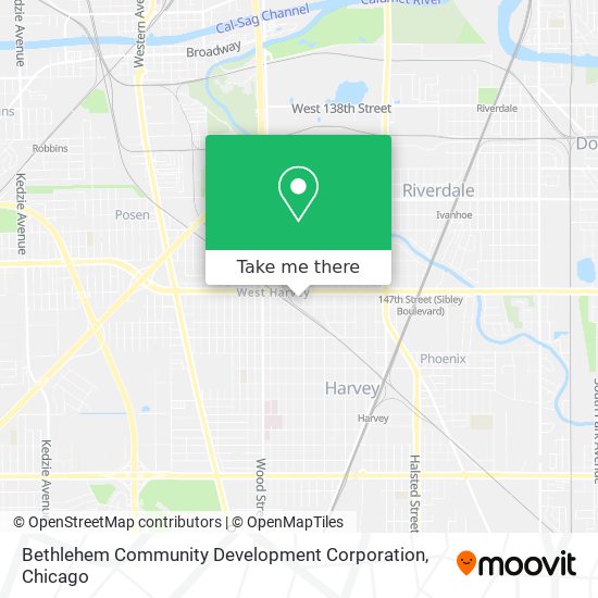 Mapa de Bethlehem Community Development Corporation