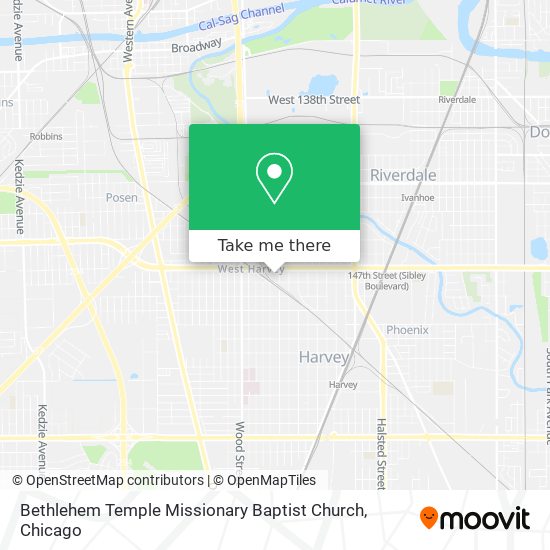 Mapa de Bethlehem Temple Missionary Baptist Church