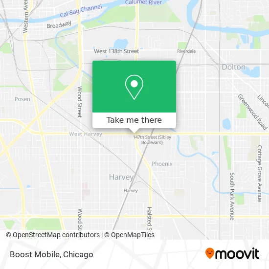 Boost Mobile map