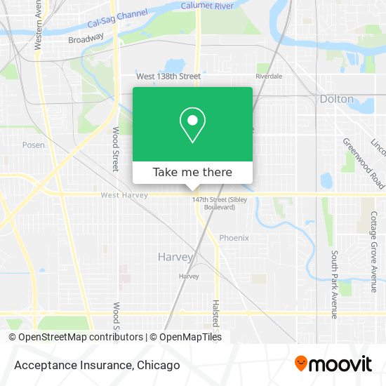 Mapa de Acceptance Insurance