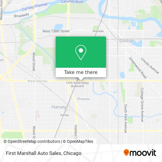 First Marshall Auto Sales map