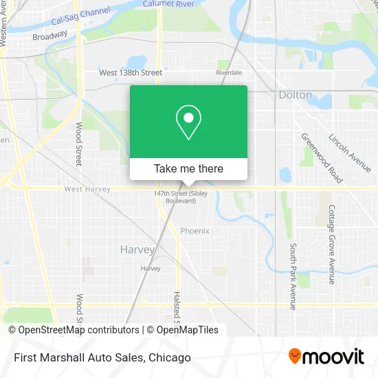 First Marshall Auto Sales map