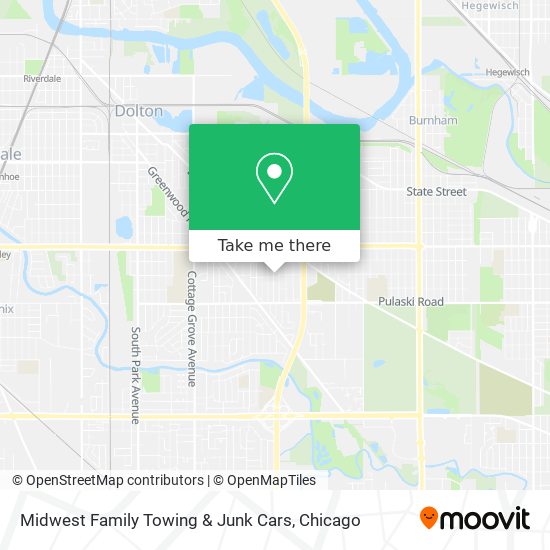 Mapa de Midwest Family Towing & Junk Cars