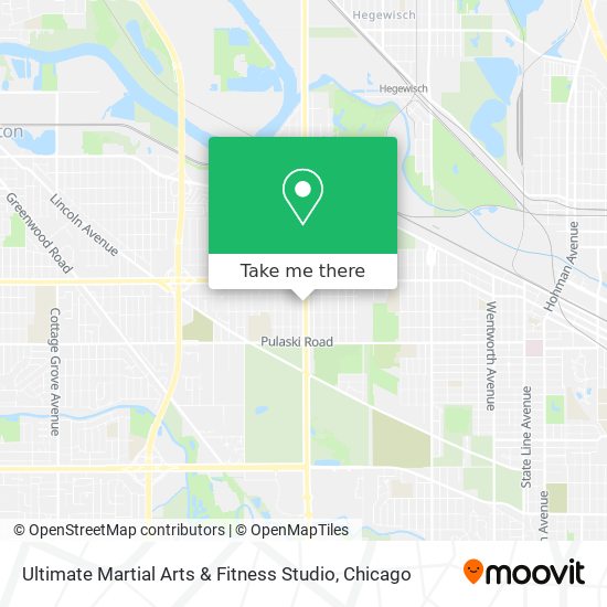 Ultimate Martial Arts & Fitness Studio map