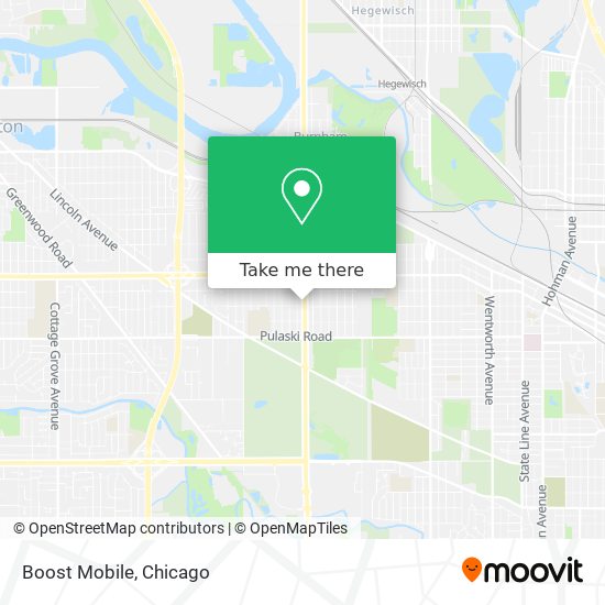 Boost Mobile map