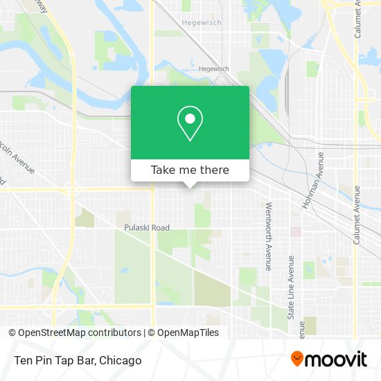 Mapa de Ten Pin Tap Bar