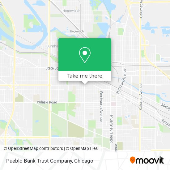 Pueblo Bank Trust Company map