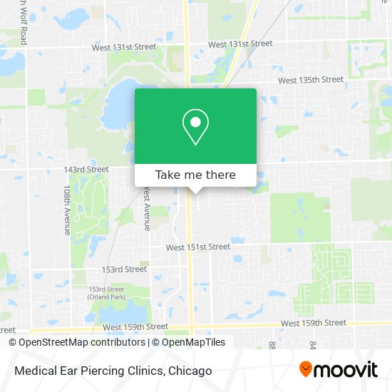 Mapa de Medical Ear Piercing Clinics