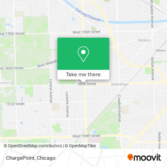 Mapa de ChargePoint