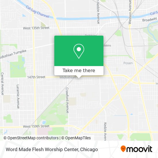 Mapa de Word Made Flesh Worship Center