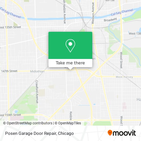 Mapa de Posen Garage Door Repair