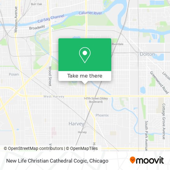 New Life Christian Cathedral Cogic map