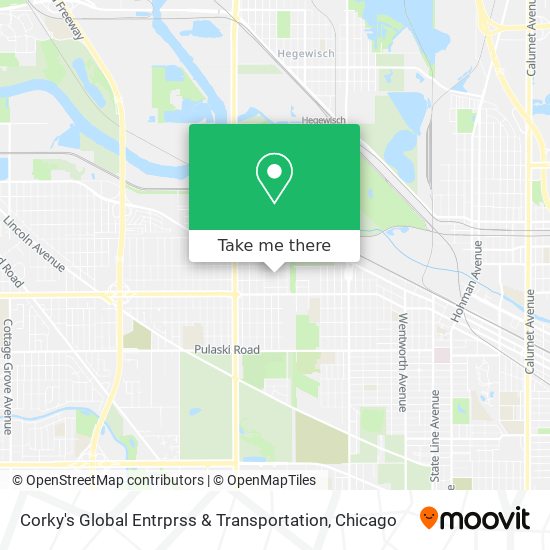 Mapa de Corky's Global Entrprss & Transportation