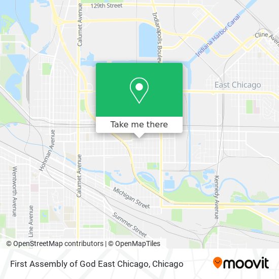 Mapa de First Assembly of God East Chicago