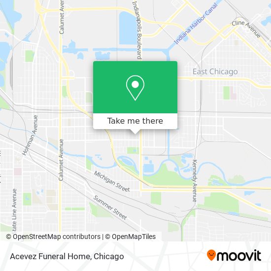 Acevez Funeral Home map