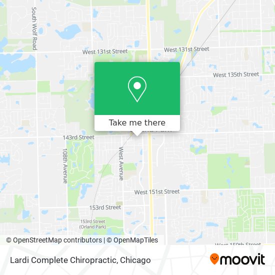 Lardi Complete Chiropractic map