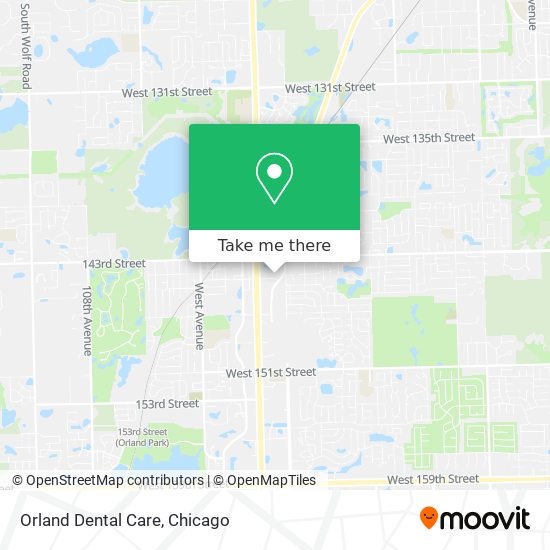 Orland Dental Care map