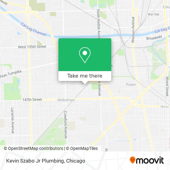 Mapa de Kevin Szabo Jr Plumbing