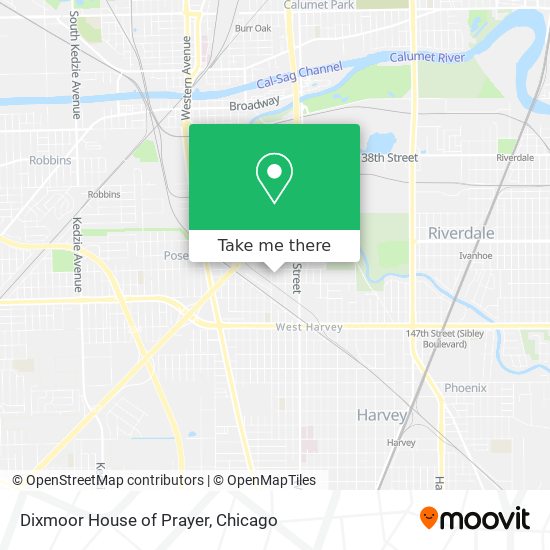 Mapa de Dixmoor House of Prayer