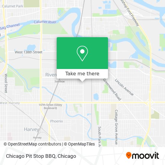 Chicago Pit Stop BBQ map