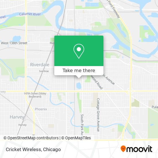 Cricket Wireless map