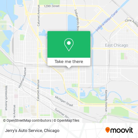 Jerry's Auto Service map