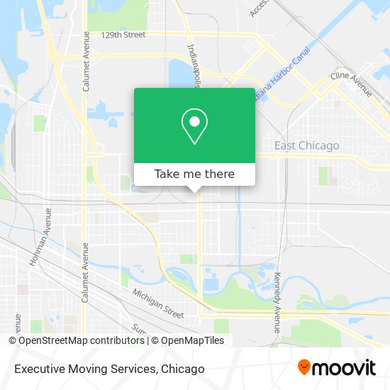 Executive Moving Services map