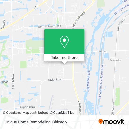 Unique Home Remodeling map