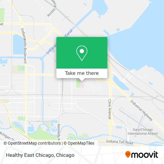 Mapa de Healthy East Chicago