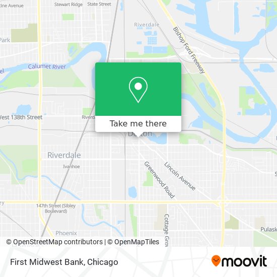 First Midwest Bank map