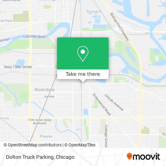 Dolton Truck Parking map