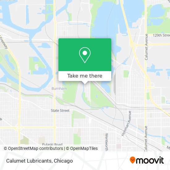 Calumet Lubricants map