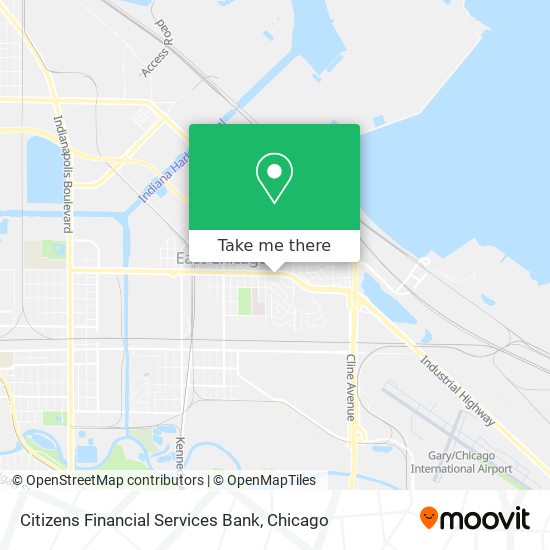 Citizens Financial Services Bank map