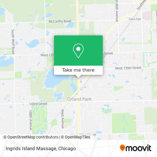 Ingrids Island Massage map