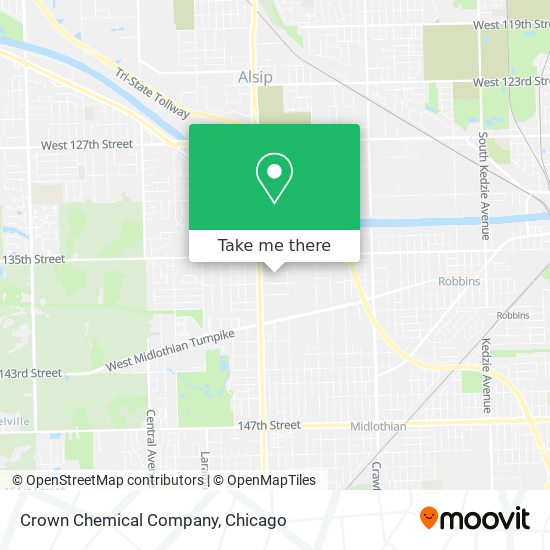 Crown Chemical Company map